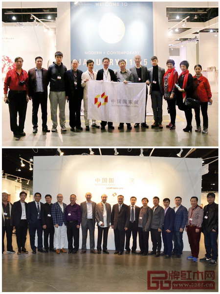 红木家具作为中国传统文化的的优秀载体之一，两度亮相美国洛杉矶国际艺博会中国国家展